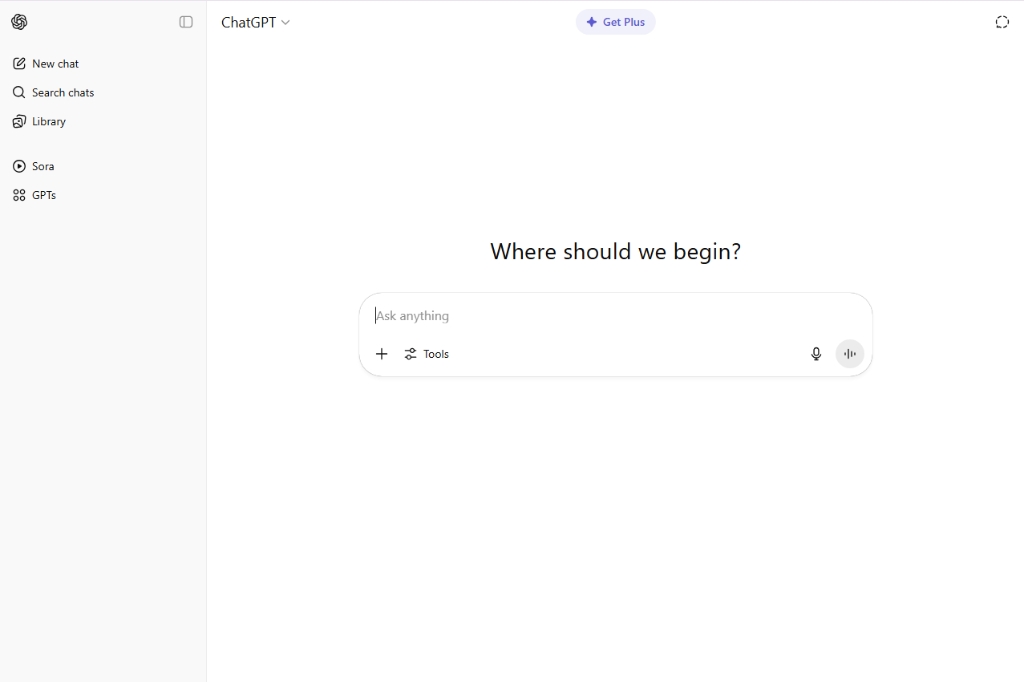 Screenshot of ChatGPT – AI Tool