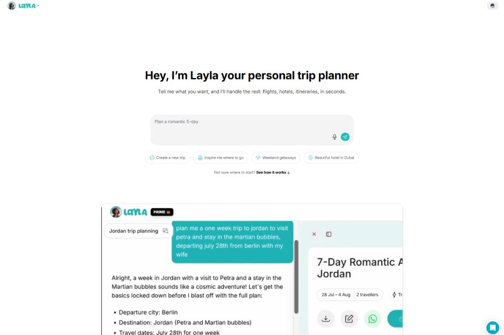 Screenshot of Roam Around – AI Tool