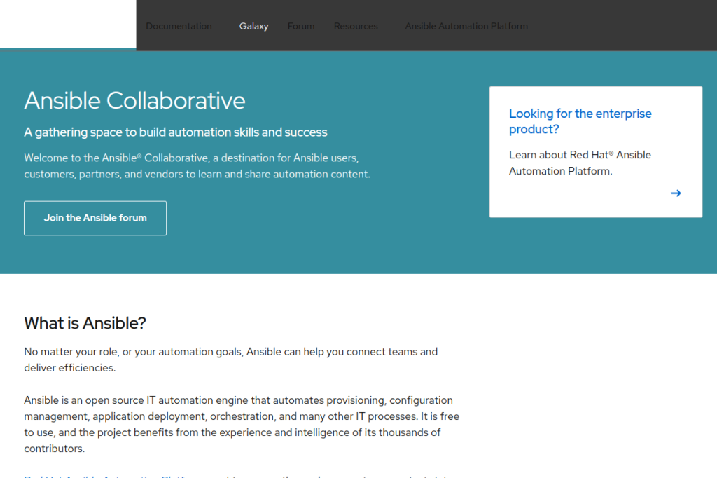 Screenshot of Ansible Automation Platform – AI Tool