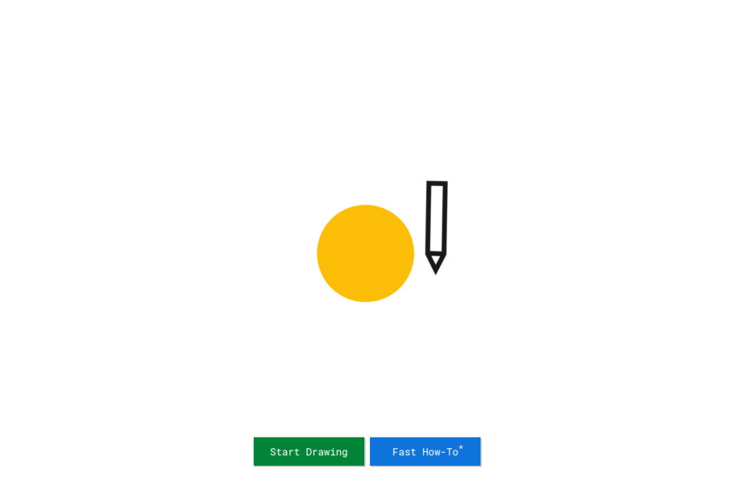 Screenshot of AutoDraw – AI Tool