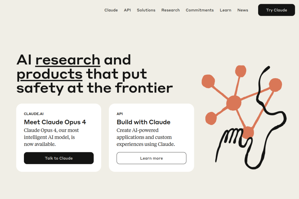 Screenshot of Claude Sonnet – AI Tool