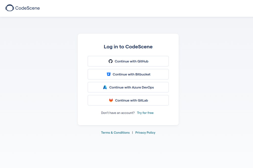 Screenshot of CodeScene – AI Tool
