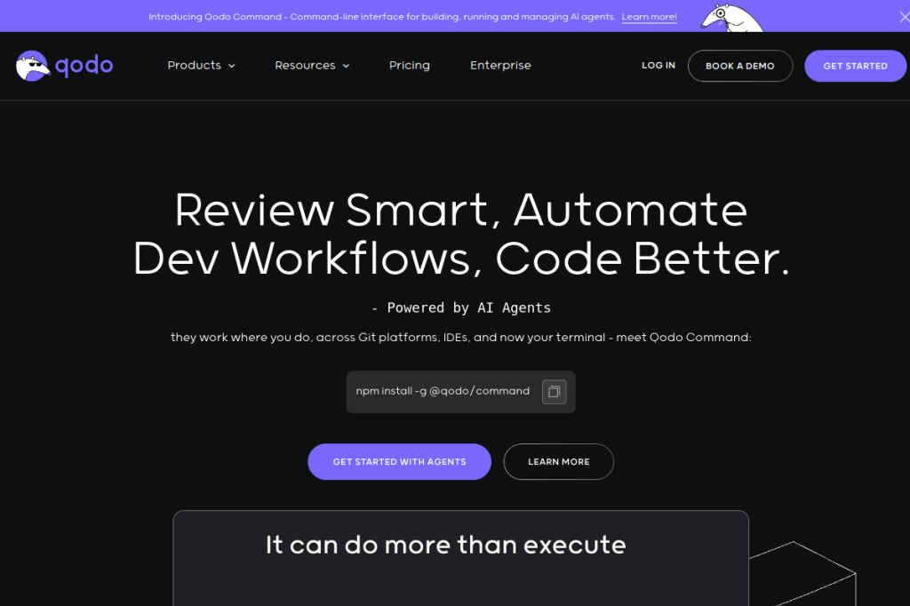 Screenshot of Qodo (CodiumAI) – AI Tool