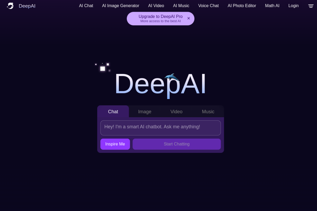 Screenshot of DeepAI Meme Generator – AI Tool