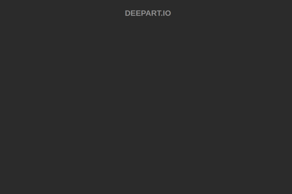 Screenshot of DeepArt – AI Tool
