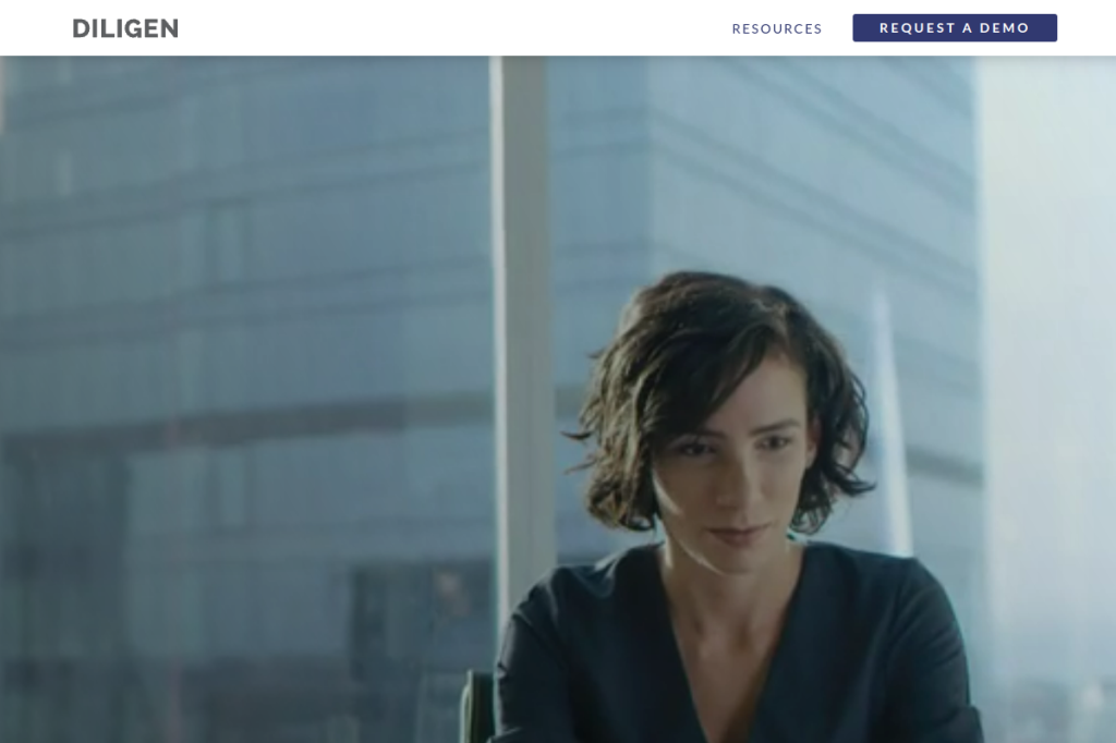 Screenshot of Diligen – AI Tool