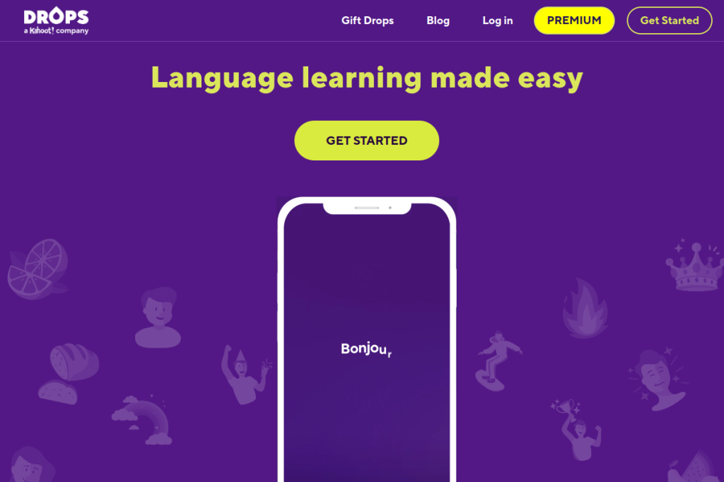 Screenshot of Drops – AI Tool