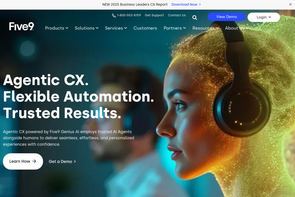 Screenshot of Five9 – AI Tool