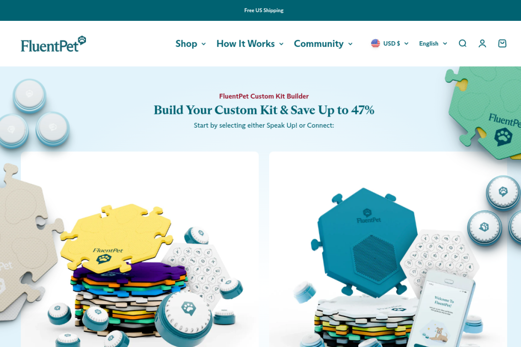 Screenshot of FluentPet – AI Tool