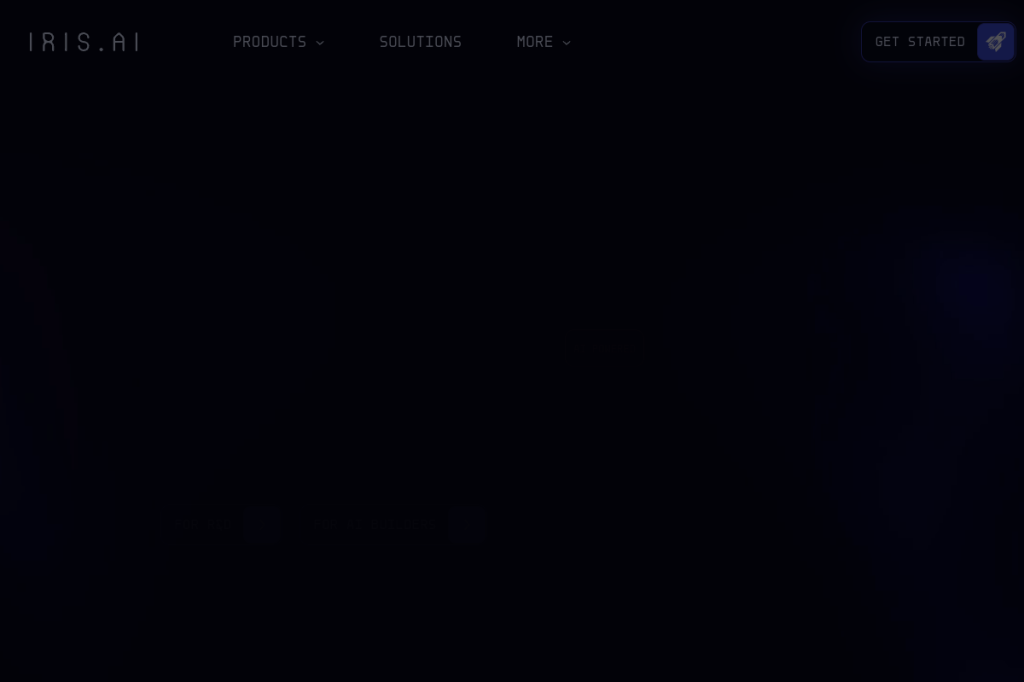 Screenshot of Iris.ai – AI Tool