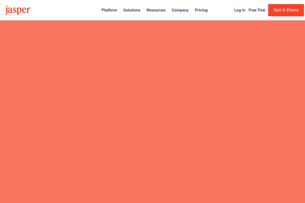 Screenshot of Jasper Chat – AI Tool