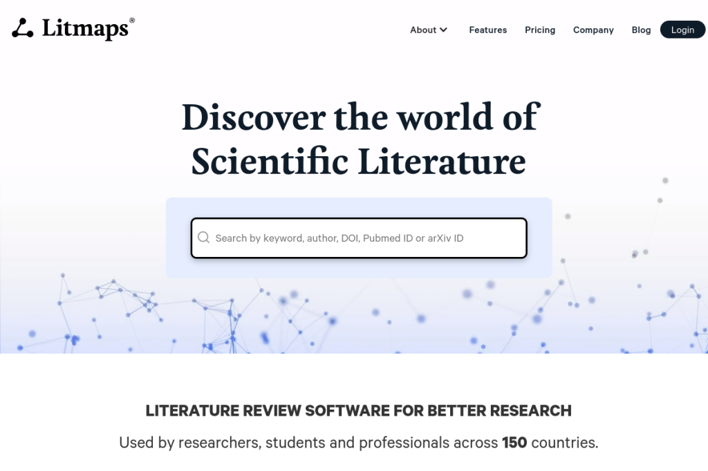 Screenshot of Litmaps – AI Tool