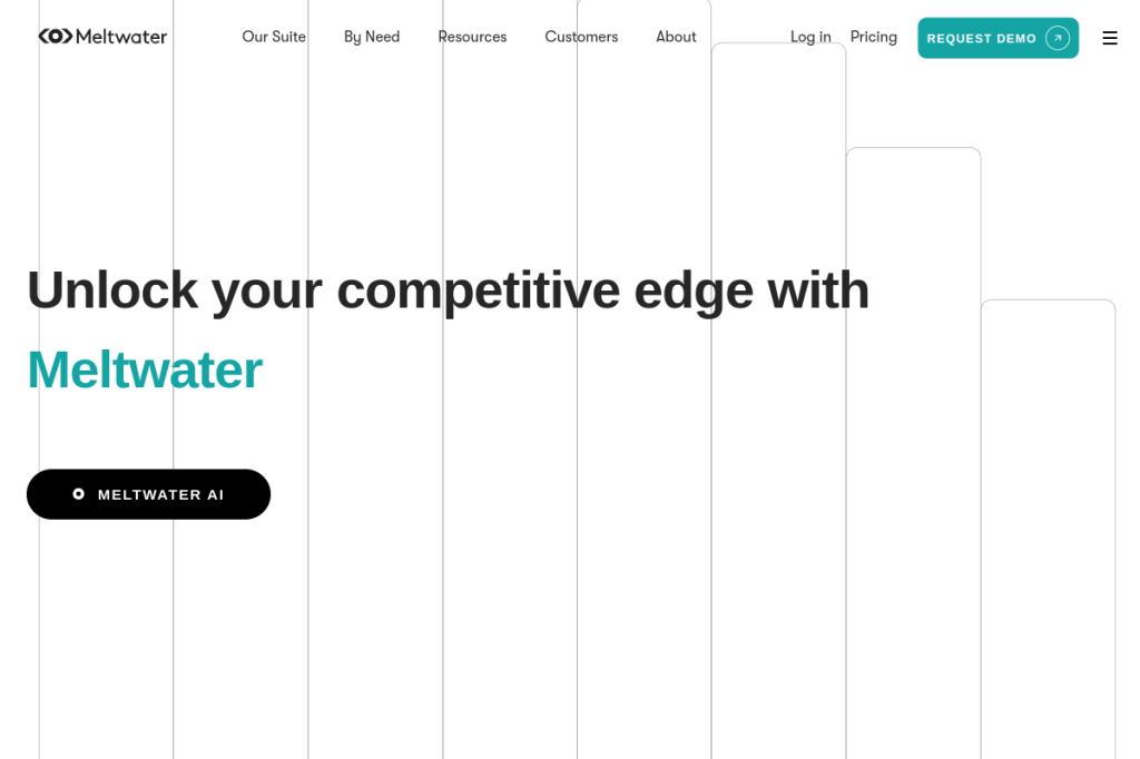 Screenshot of Meltwater – AI Tool