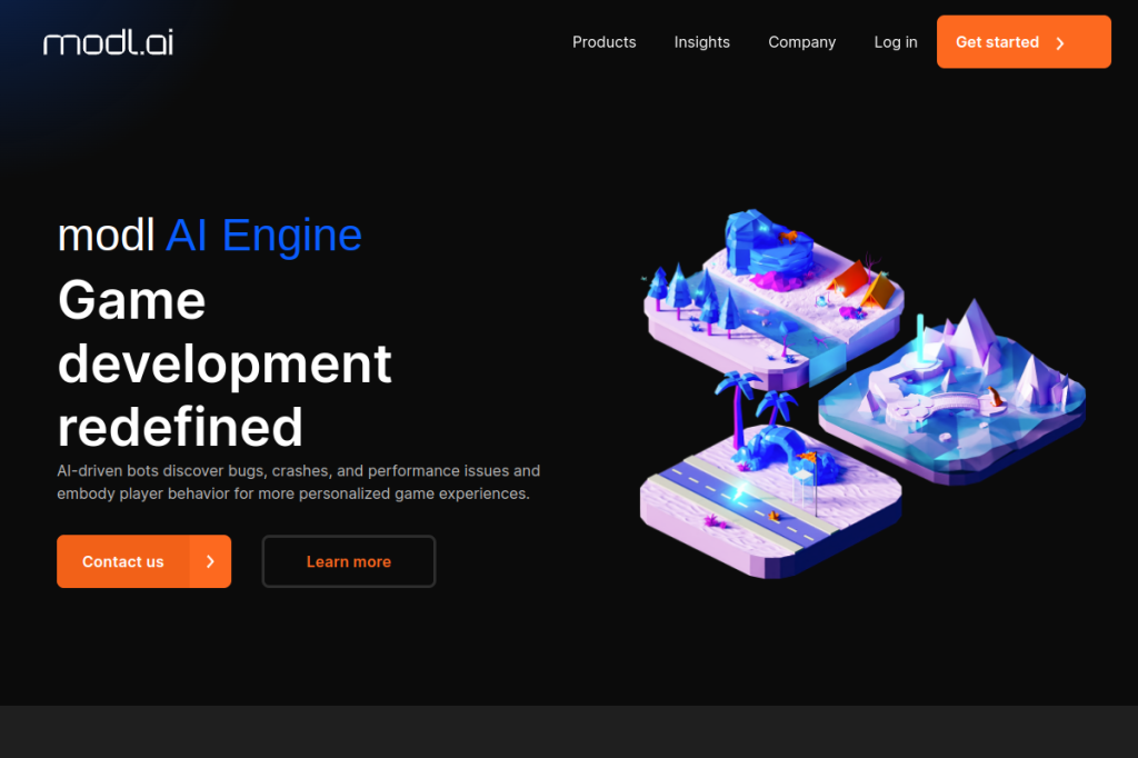 Screenshot of Modl.ai – AI Tool