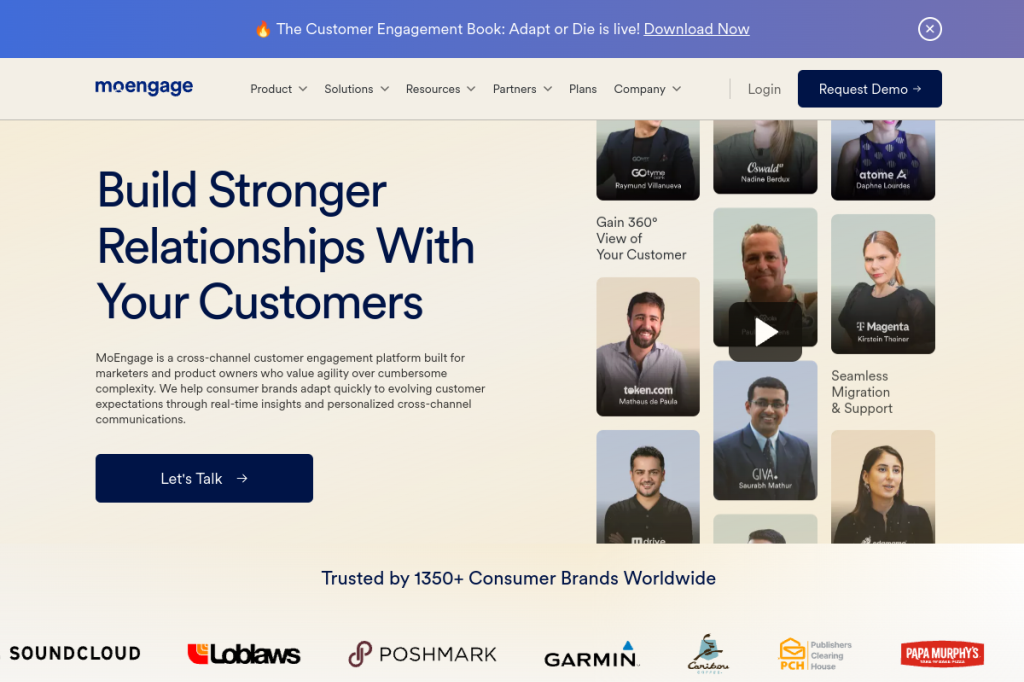 Screenshot of MoEngage – AI Tool