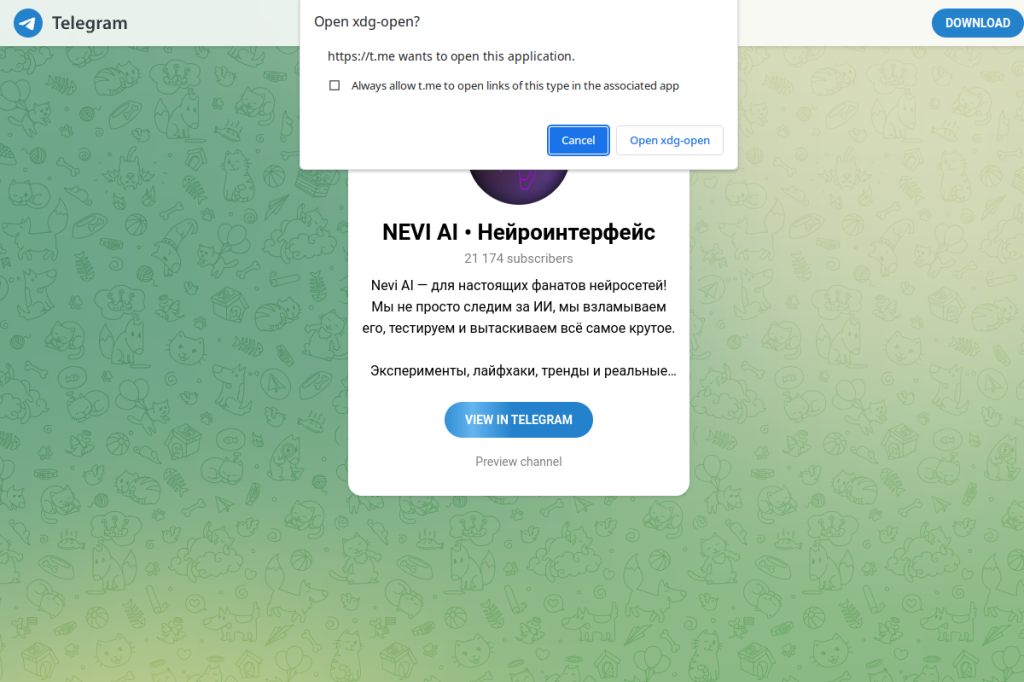 Screenshot of Nevi – AI Tool