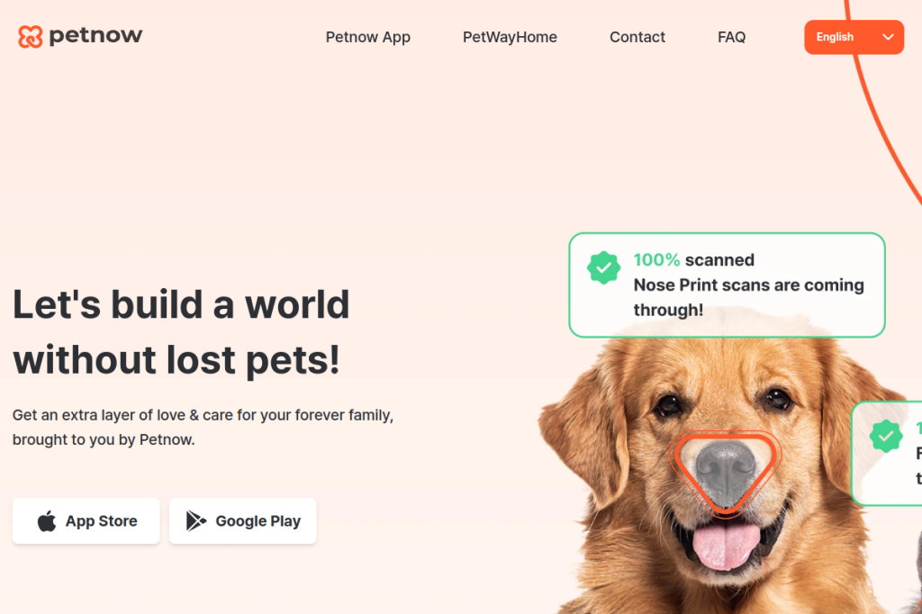 Screenshot of Petnow – AI Tool