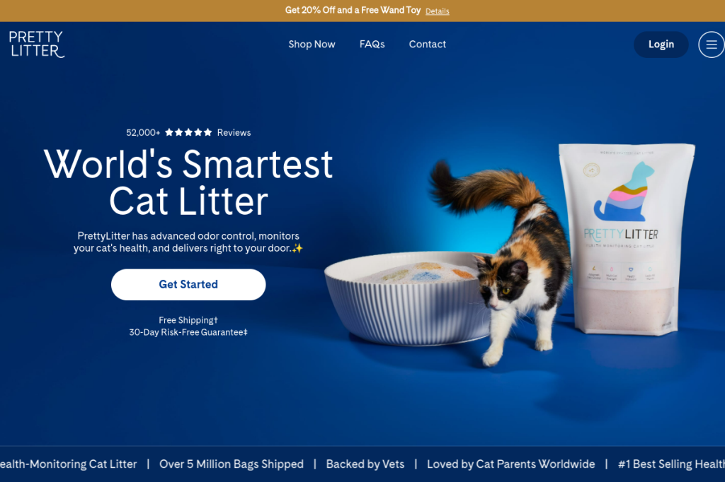 Screenshot of PrettyLitter – AI Tool
