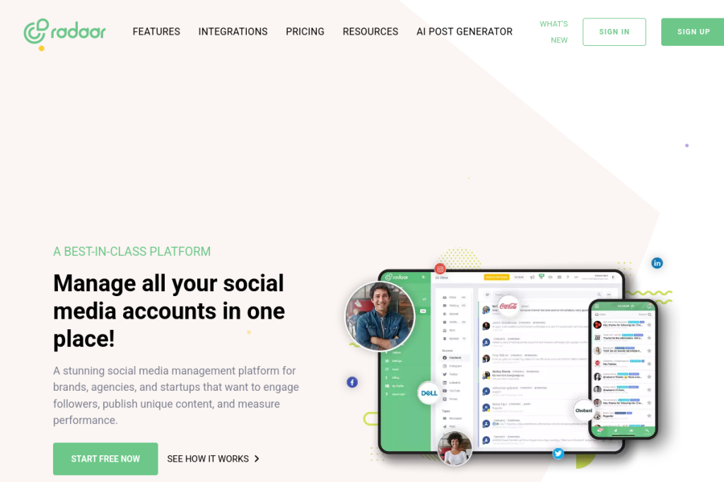 Screenshot of Radaar – AI Tool