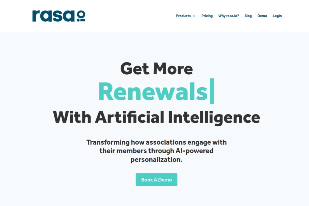 Screenshot of Rasa.io – AI Tool