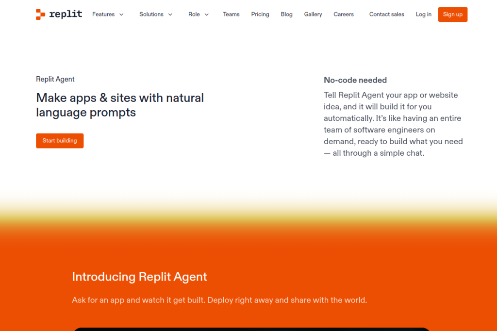 Screenshot of Replit Ghostwriter – AI Tool