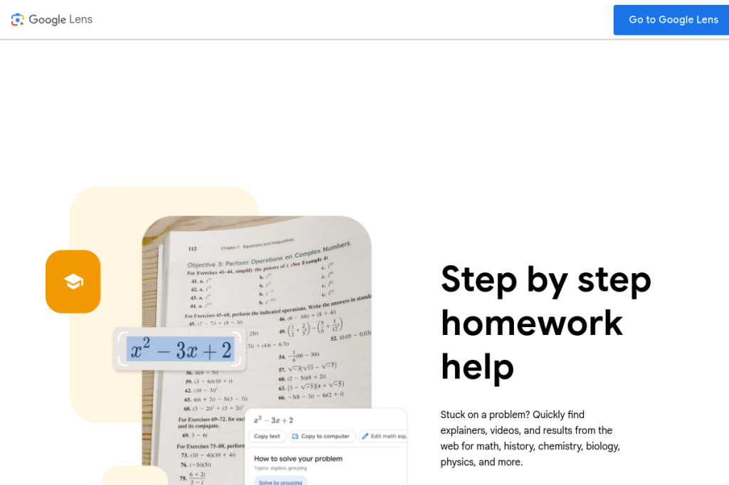 Screenshot of Socratic – AI Tool