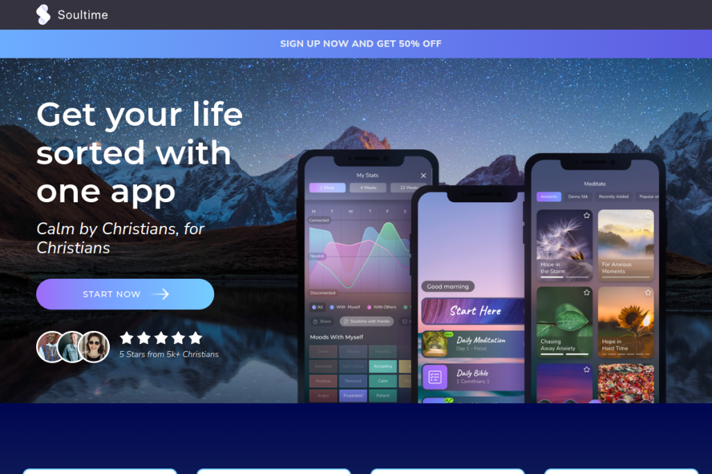 Screenshot of Soultime – AI Tool