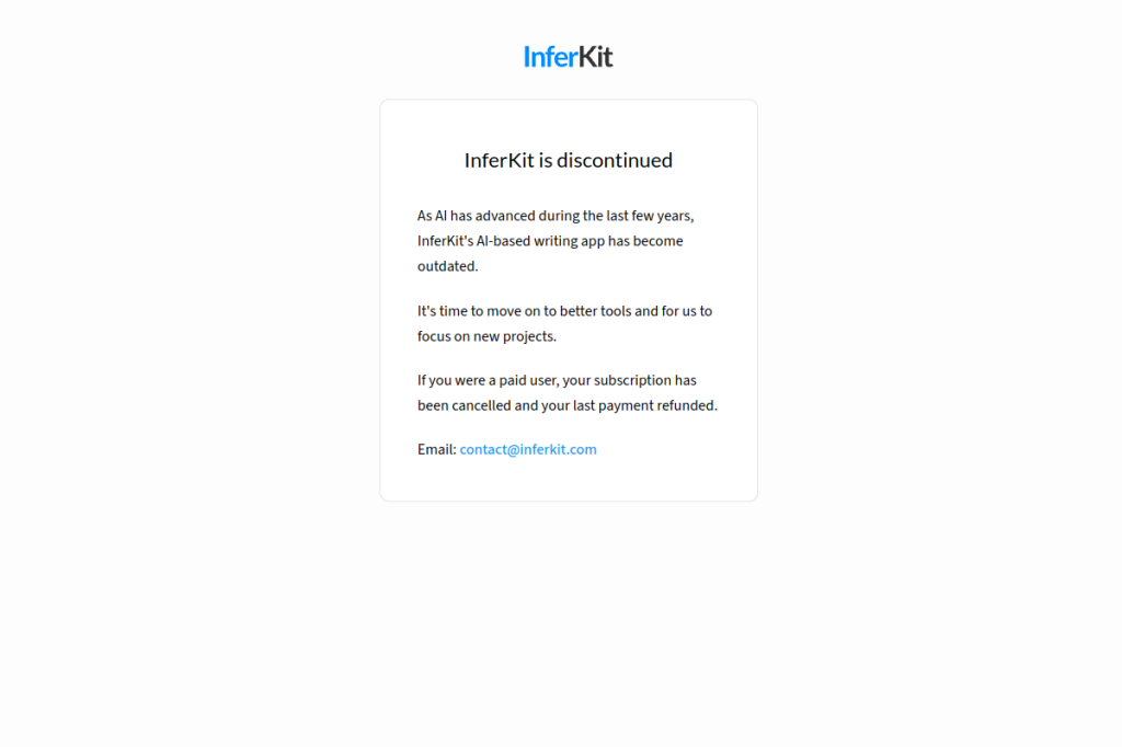 Screenshot of Talk to Transformer – AI Tool