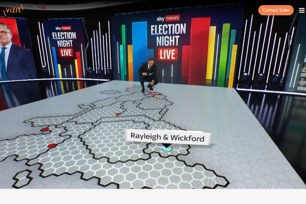 Screenshot of Vizrt – AI Tool